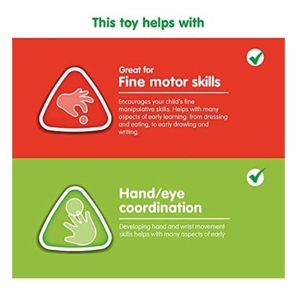 Wooden click clack toys for kids toddlers with cars educational learning toy - Picture 3 of 6